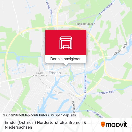 Emden(Ostfriesl) Nordertorstraße Karte