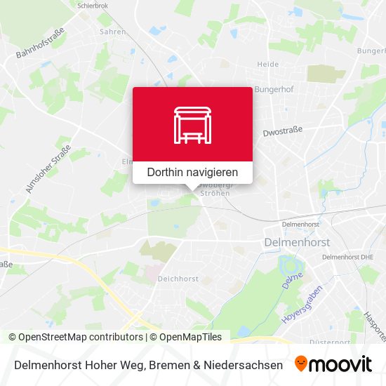 Delmenhorst Hoher Weg Karte