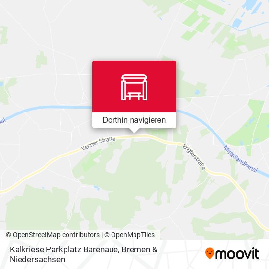 Kalkriese Parkplatz Barenaue Karte