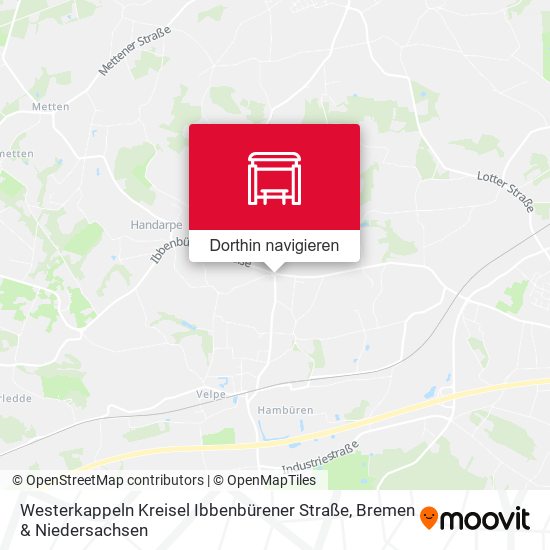 Westerkappeln Kreisel Ibbenbürener Straße Karte