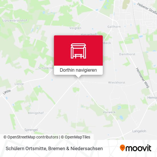 Schülern Ortsmitte Karte
