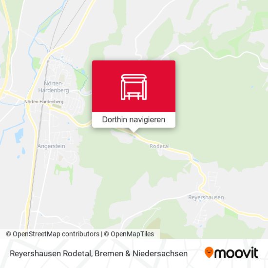 Reyershausen Rodetal Karte