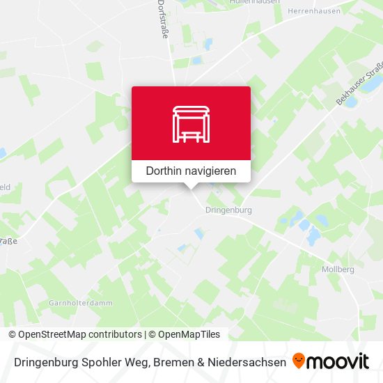 Dringenburg Spohler Weg Karte