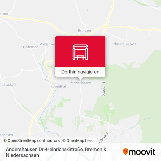 Andershausen Dr.-Heinrichs-Straße Karte