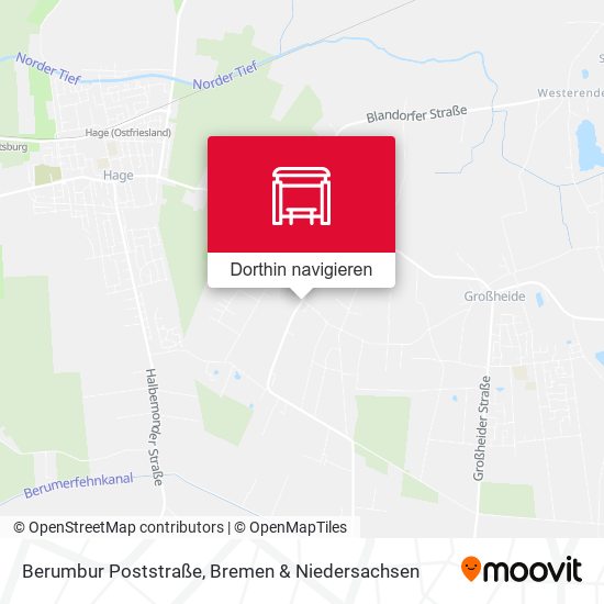 Berumbur Poststraße Karte