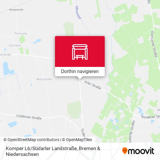 Komper L6/Südarler Landstraße Karte