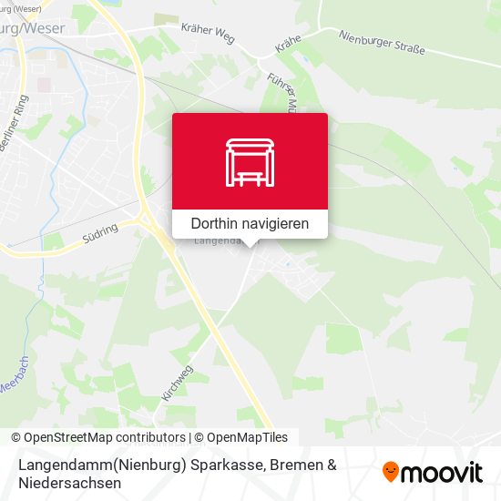 Langendamm(Nienburg) Sparkasse Karte