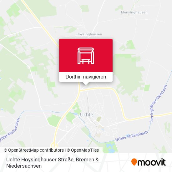 Uchte Hoysinghauser Straße Karte