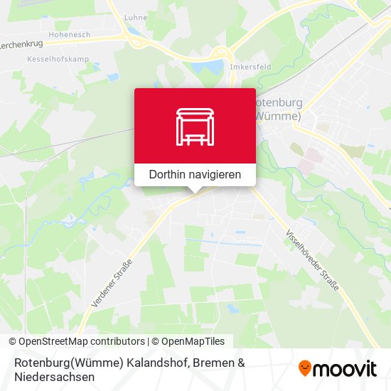 Rotenburg(Wümme) Kalandshof Karte