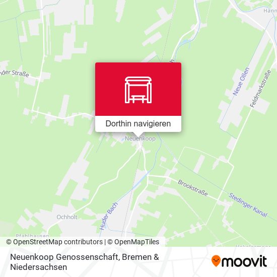 Neuenkoop Genossenschaft Karte
