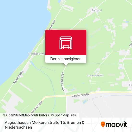 Augusthausen Molkereistraße 15 Karte