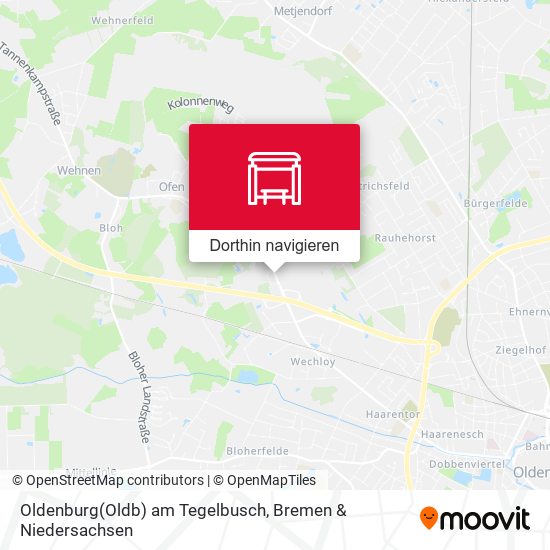 Oldenburg(Oldb) am Tegelbusch Karte