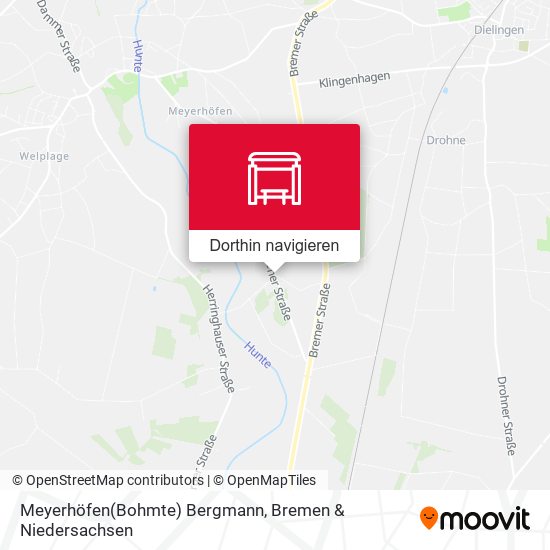 Meyerhöfen(Bohmte) Bergmann Karte