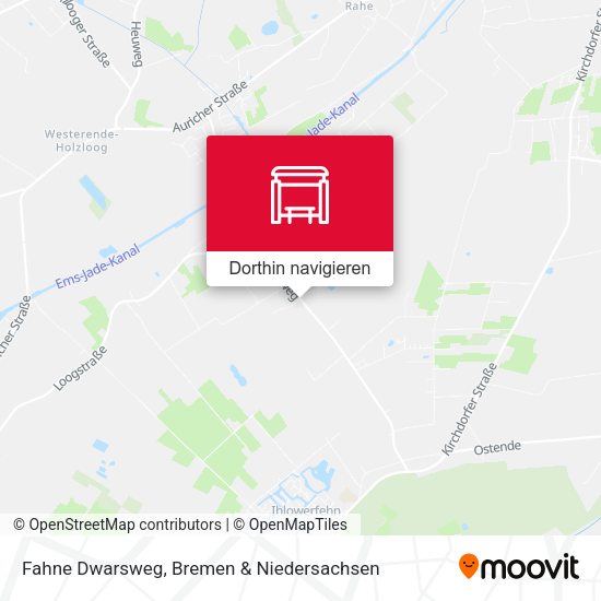 Fahne Dwarsweg Karte