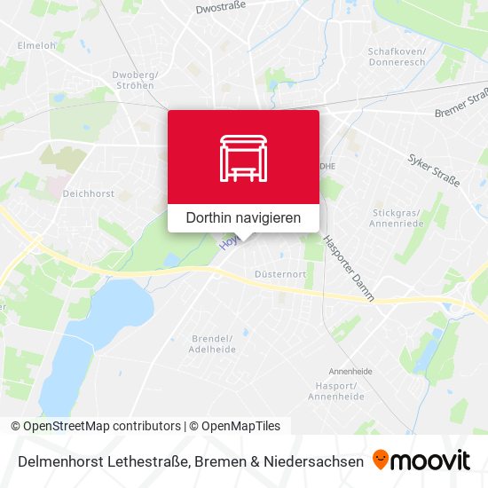 Delmenhorst Lethestraße Karte