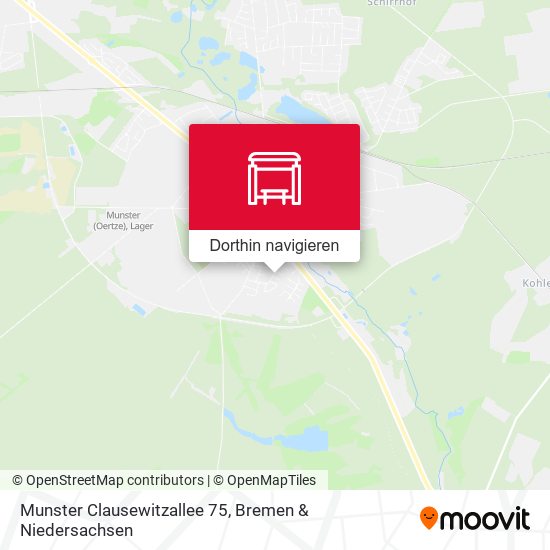 Munster Clausewitzallee 75 Karte