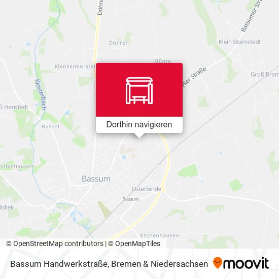 Bassum Handwerkstraße Karte
