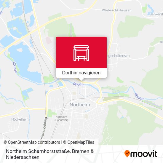 Northeim Scharnhorststraße Karte