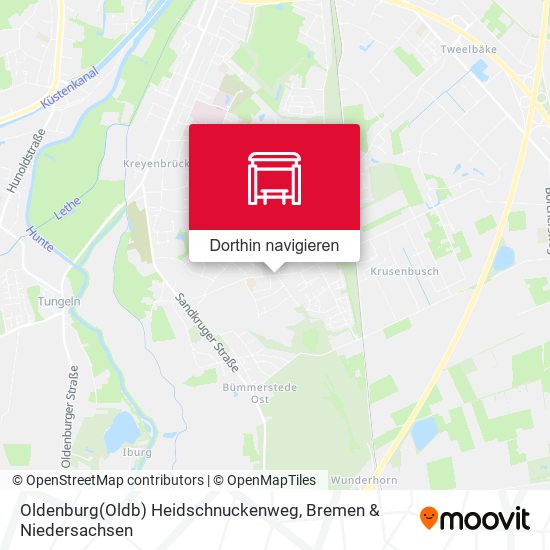 Oldenburg(Oldb) Heidschnuckenweg Karte