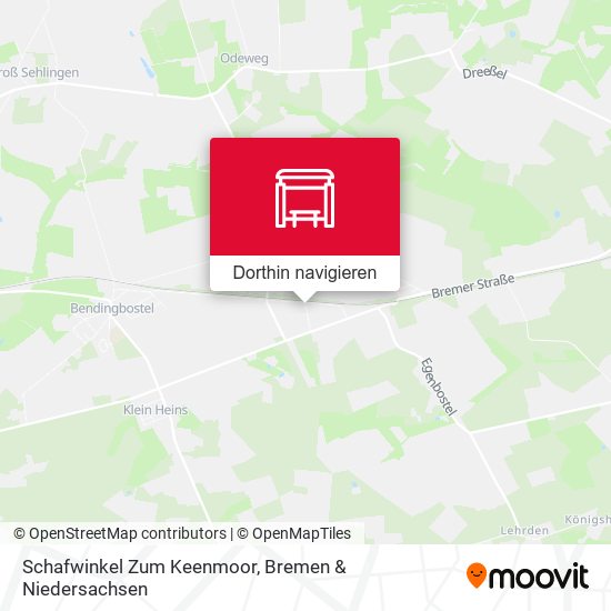Schafwinkel Zum Keenmoor Karte