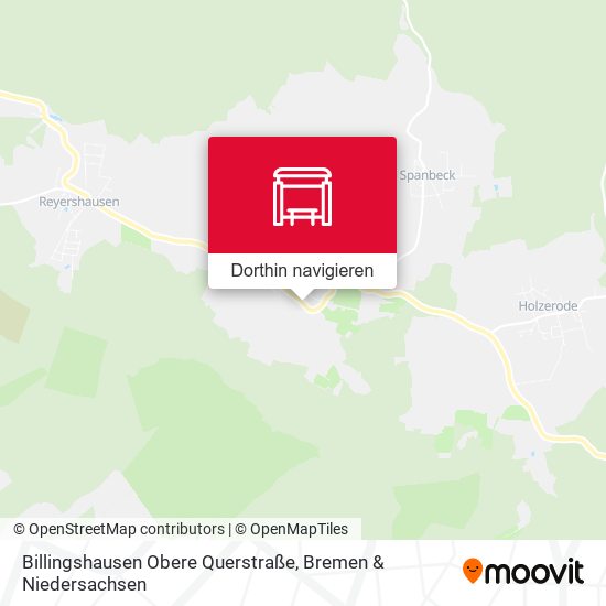Billingshausen Obere Querstraße Karte