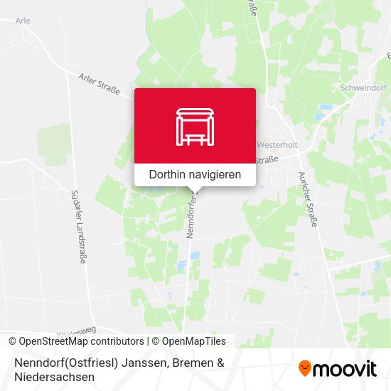 Nenndorf(Ostfriesl) Janssen Karte