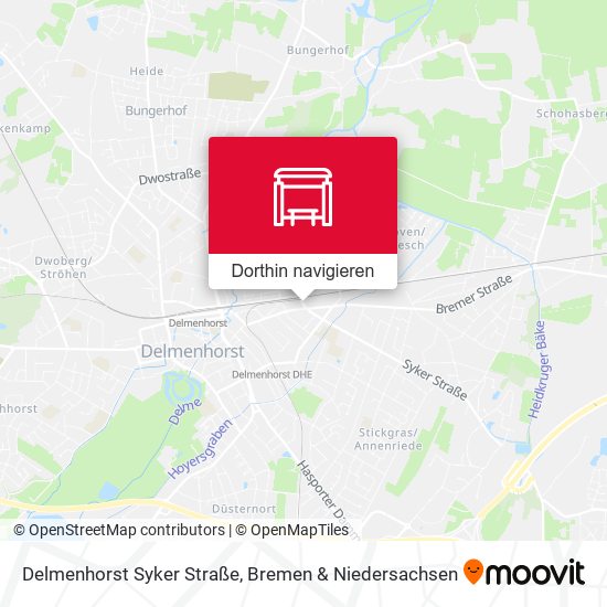 Delmenhorst Syker Straße Karte