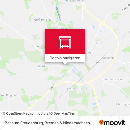 Bassum Freudenburg Karte