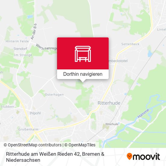 Ritterhude am Weißen Rieden 42 Karte