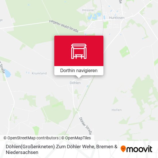 Döhlen(Großenkneten) Zum Döhler Wehe Karte