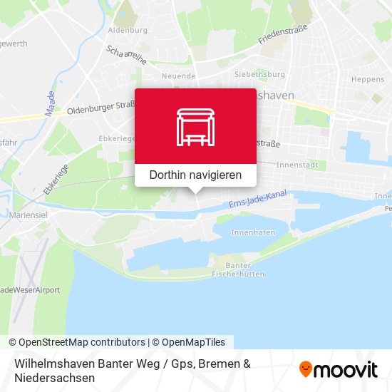 Wilhelmshaven Banter Weg / Gps Karte
