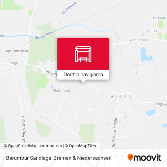 Berumbur Sandlage Karte