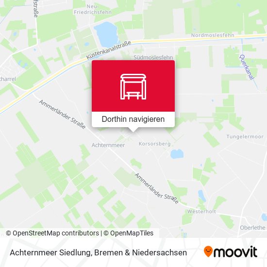 Achternmeer Siedlung Karte