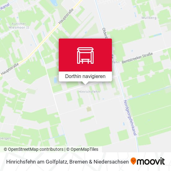 Hinrichsfehn am Golfplatz Karte