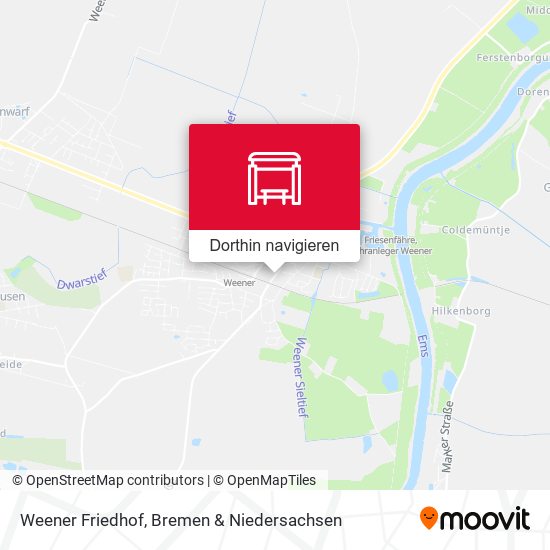 Weener Friedhof Karte