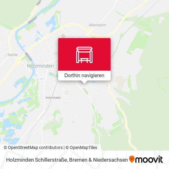 Holzminden Schillerstraße Karte