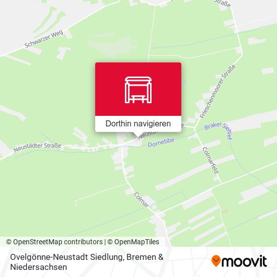 Ovelgönne-Neustadt Siedlung Karte
