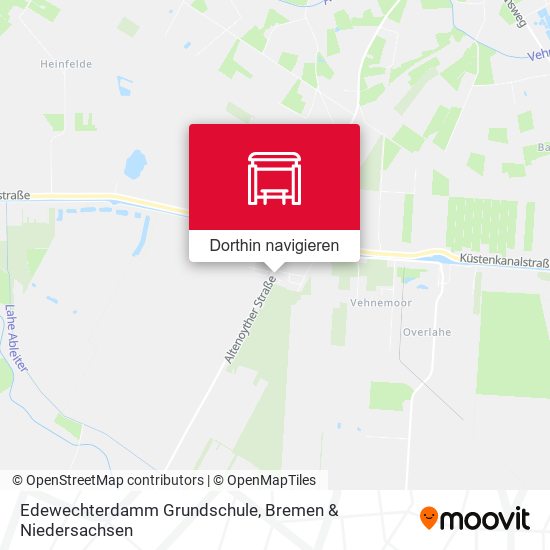 Edewechterdamm Grundschule Karte