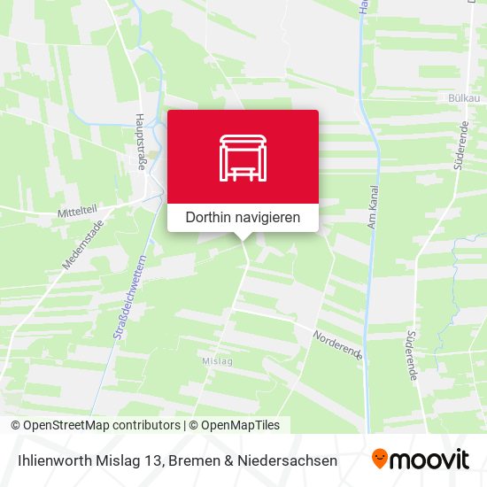 Ihlienworth Mislag 13 Karte