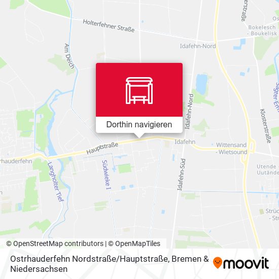 Ostrhauderfehn Nordstraße / Hauptstraße Karte