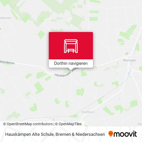 Hauskämpen Alte Schule Karte