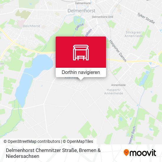 Delmenhorst Chemnitzer Straße Karte