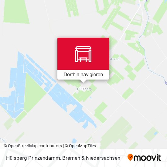 Hülsberg Prinzendamm Karte