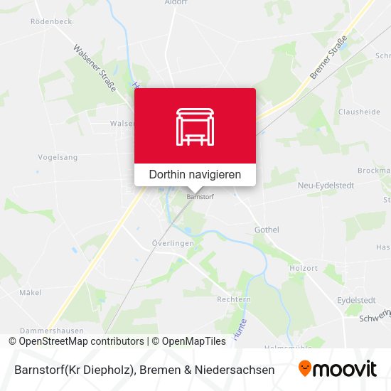 Barnstorf(Kr Diepholz) Karte