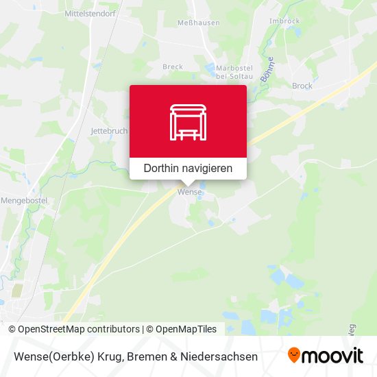 Wense(Oerbke) Krug Karte