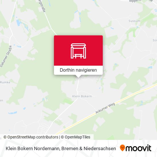 Klein Bokern Nordemann Karte