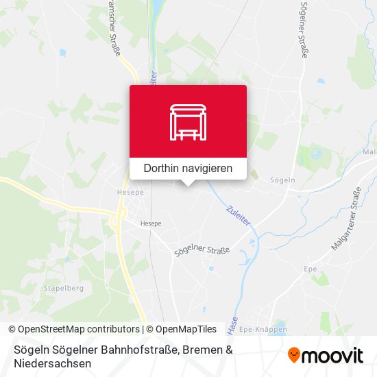 Sögeln Sögelner Bahnhofstraße Karte