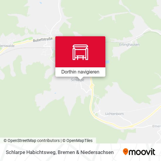 Schlarpe Habichtsweg Karte