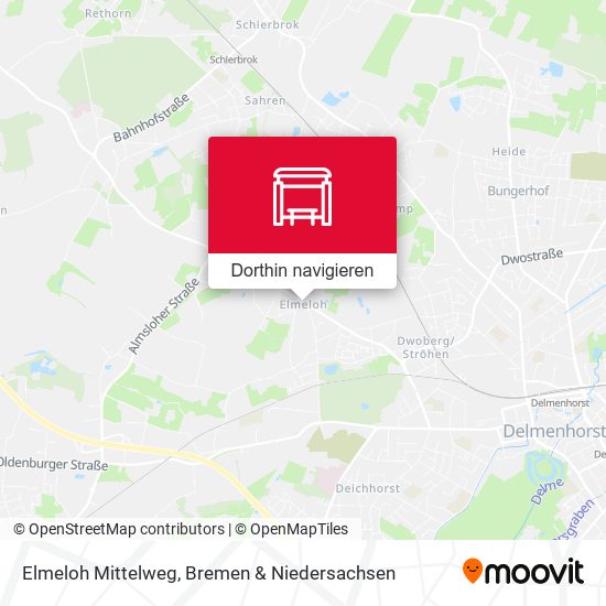 Elmeloh Mittelweg Karte
