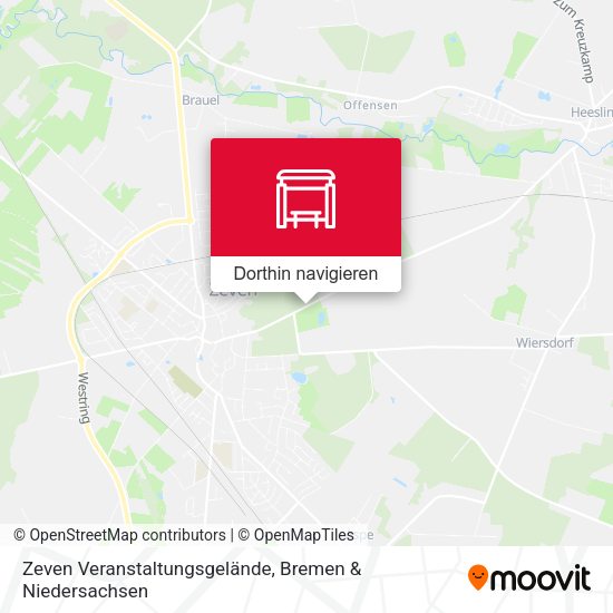 Zeven Veranstaltungsgelände Karte